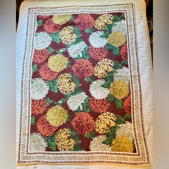 John Derian Quilted Mum Throw Blanket - Picture 3 of 7